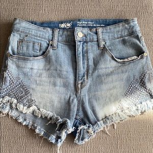 Blue Jean high rise short